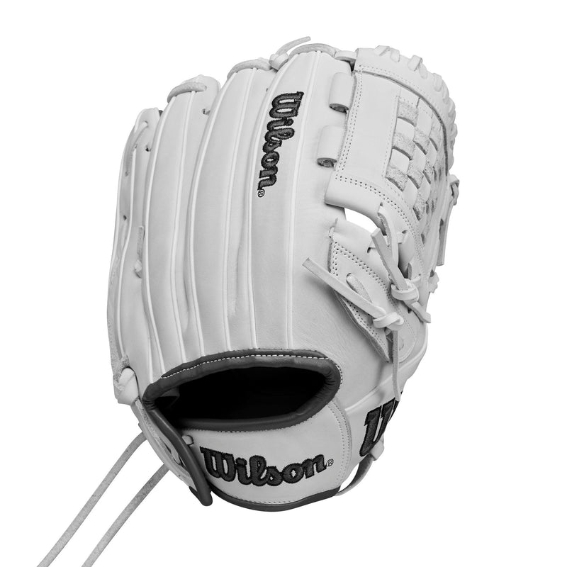 Wilson A1000 P12 12" Pitcher's Fastpitch Softball Glove - Left Throwing Hand - STEELGRY