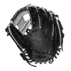 Wilson A700 11.5" Baseball Glove - BLACK/SILVER