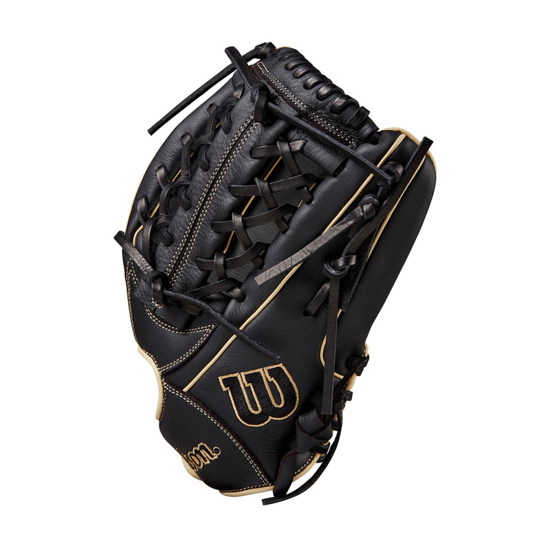 Wilson A700 12" Glove - Left Throwing Hand - BLK/BLON