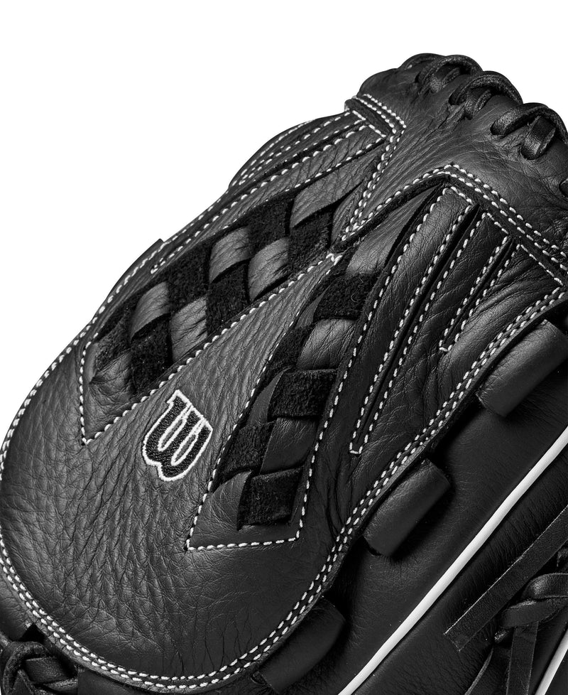 Wilson A700 12.5" Fastpitch Softball Glove - WHITE/BLACK