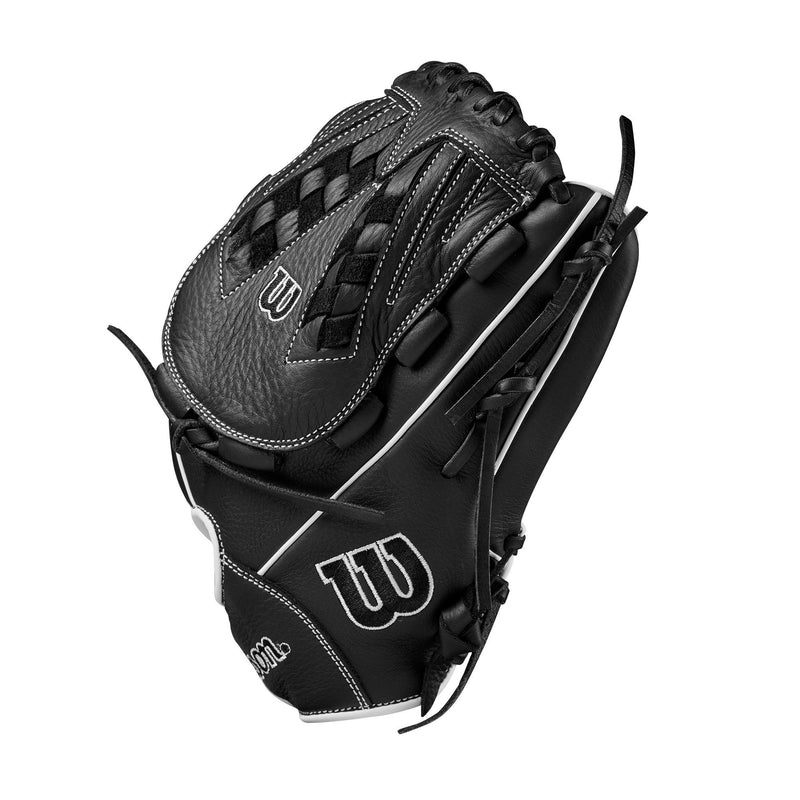 Wilson A700 12.5" Fastpitch Softball Glove - WHITE/BLACK