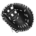 Wilson A700 33" Fastpitch Softball Catchers Mitt - BLACK/WHITE