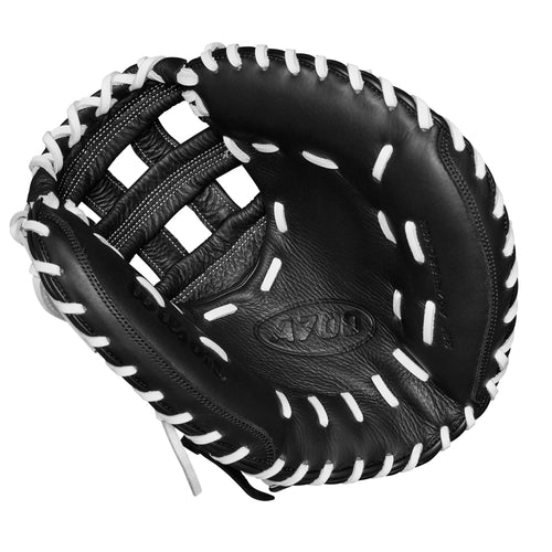 Wilson A700 33" Fastpitch Softball Catchers Mitt - BLACK/WHITE