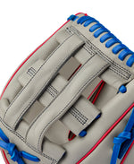 Wilson A900 PF12 Pedroia Fit 12" Utility Baseball Glove - Left Handed Throwing - GREY/RED