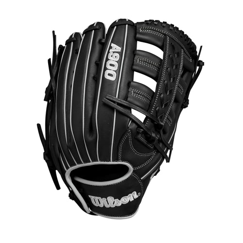 Wilson A900 PF1892 Pedroia Fit 12.25" Outfield Baseball Glove - Left Handed Throwing - BLACK