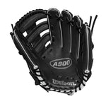 Wilson A900 PF1892 Pedroia Fit 12.25" Outfield Baseball Glove - Left Handed Throwing - BLACK