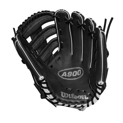 Wilson A900 PF1892 Pedroia Fit 12.25" Outfield Baseball Glove - Left Handed Throwing - BLACK
