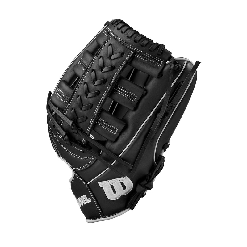 Wilson A900 PF1892 Pedroia Fit 12.25" Outfield Baseball Glove - Left Handed Throwing - BLACK