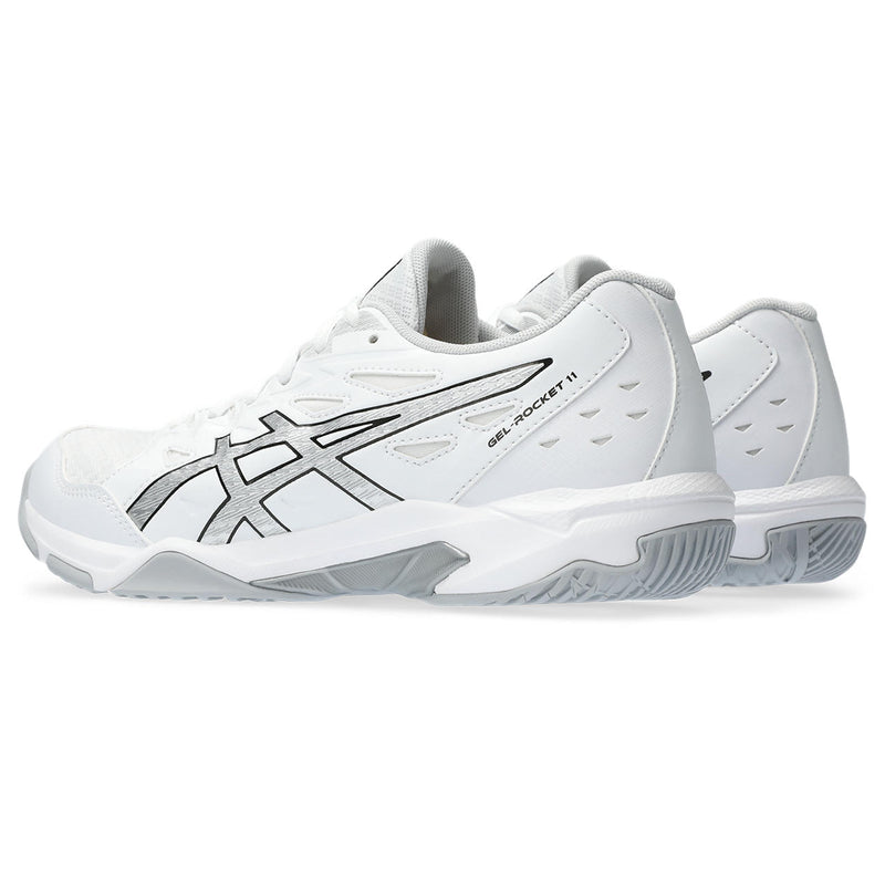 Women's ASICS Gel-Rocket 11 Volleyball Shoes - 101 - WHITE