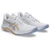 Women's ASICS Netburner Ballistic FF 4 Volleyball Shoes - 102W/CHA