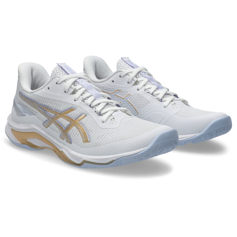 Women's ASICS Netburner Ballistic FF 4 Volleyball Shoes - 102W/CHA
