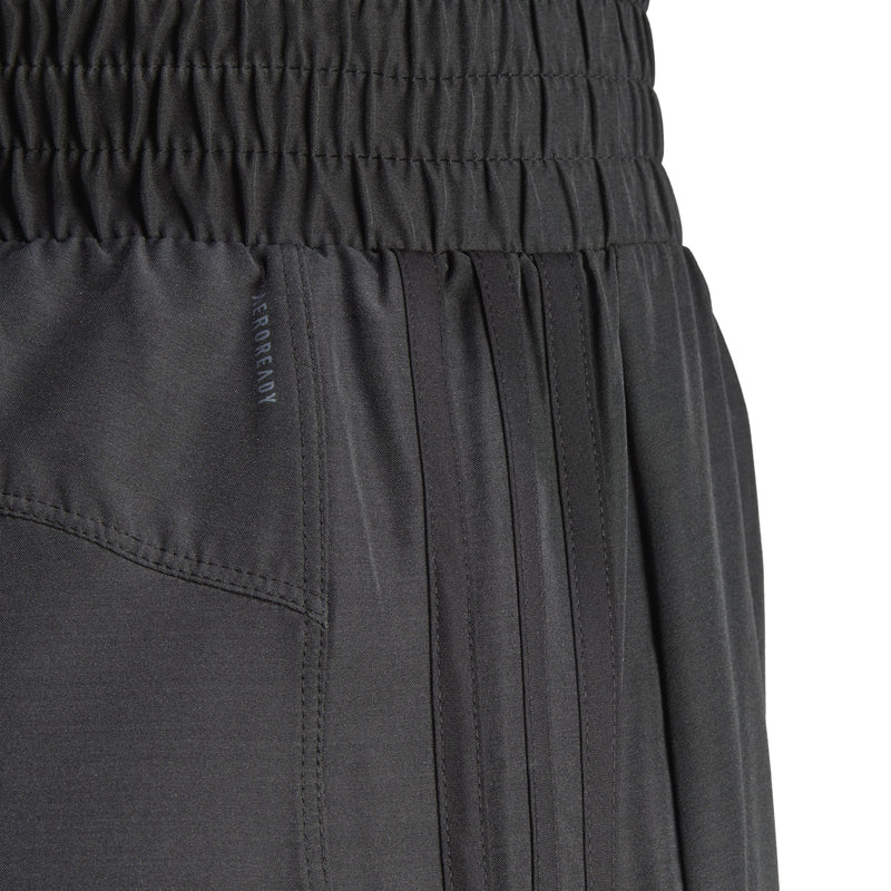 Women's Adidas 5" Pacer Training 3-Stripes Woven High-Rise Shorts - BLACK