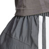 Women's Adidas 5" Pacer Training 3-Stripes Woven High-Rise Shorts - DARK GREY