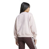 Women's Adidas ALL SZN Fleece Loose Sweatshirt - SANDPINK