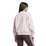 Women's Adidas ALL SZN Fleece Loose Sweatshirt - SANDPINK