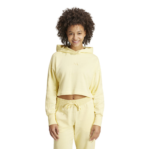 Women's Adidas ALL SZN Hoodie - YELLOW