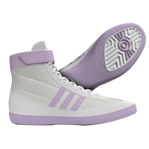 Women's Adidas Combat Speed 4 Wrestling Shoes - WHT/LAVE