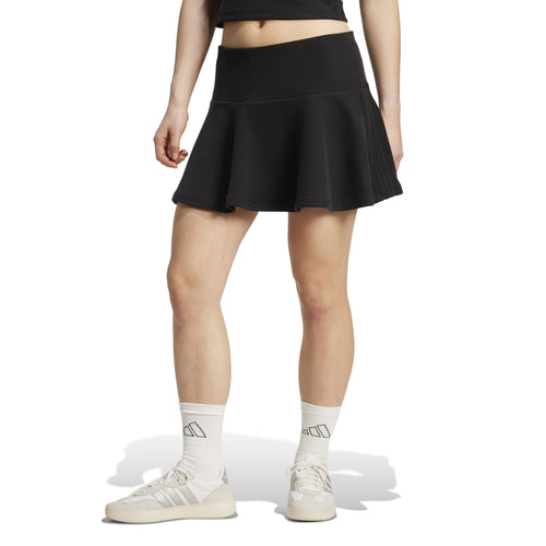 Women's Adidas Essentials 3-Stripe Skirt - BLACK