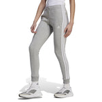 Women's Adidas Essentials 3-Stripes Fleece Jogger - MEDIUM GREY