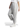 Women's Adidas Essentials 3-Stripes Open Hem Fleece Pant - MEDIUM GREY