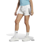 Women's Adidas Essentials Linear French Terry Shorts - WHITE