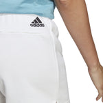 Women's Adidas Essentials Linear French Terry Shorts - WHITE