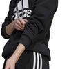 Women's Adidas Essentials Logo Fleece Hoodie - BLACK