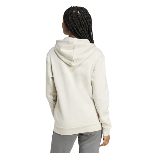 Women's Adidas Essentials Small Logo Feel Cozy Hoodie - ALUMINUM