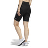 Women's Adidas Optime Trainicons 3-Stripes Bike Short Tights - BLACK/WHITE