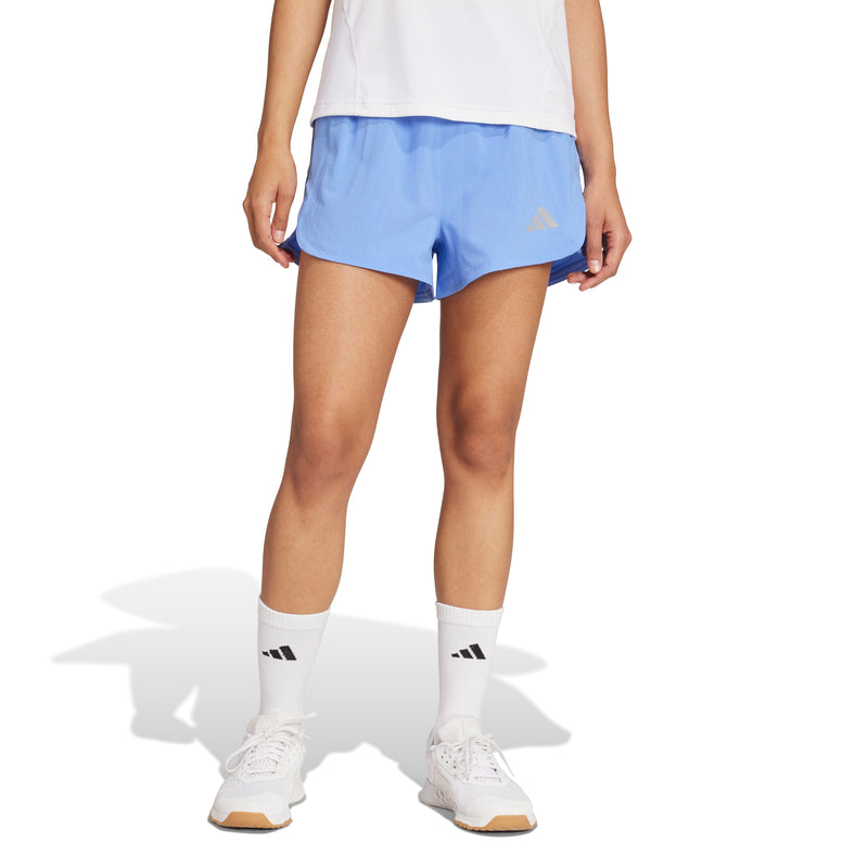 Women's Adidas Pacer Woven 3" Short - BLUFUSI