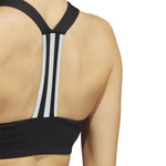 Women's Adidas Powerimpact Training Medium-Support Bra - BLACK/WHITE