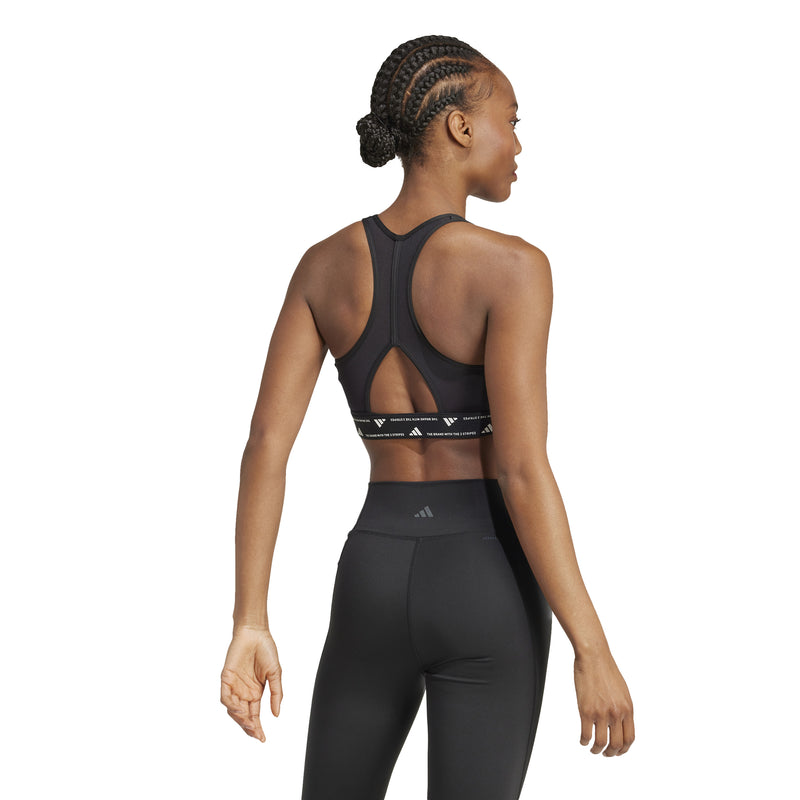 Women's Adidas Powerreact Bra - BLACK