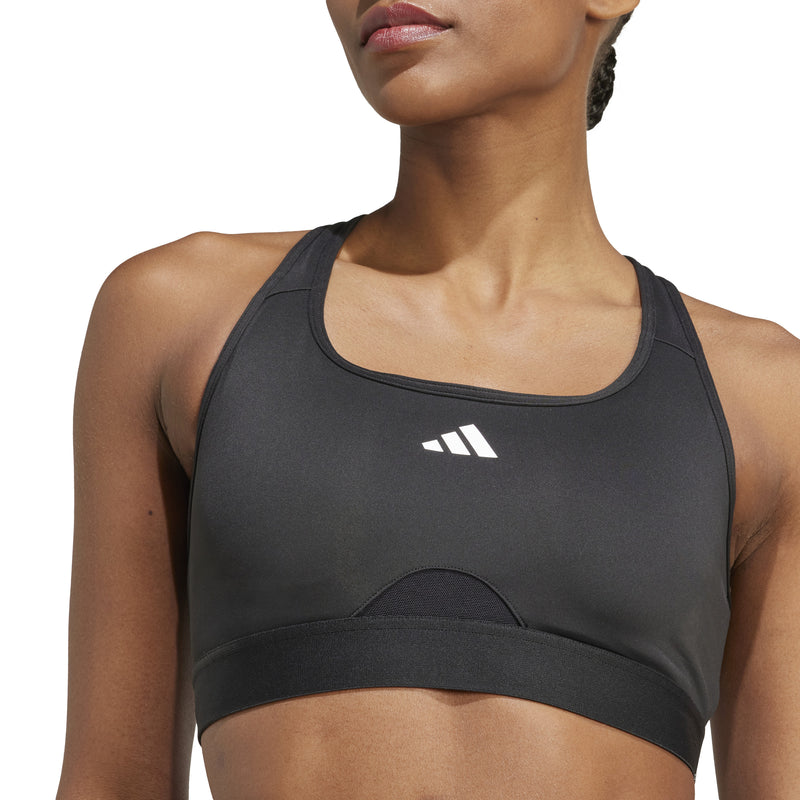 Women's Adidas Powerreact Bra - BLACK