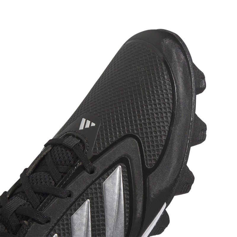 Women's Adidas PureHustle 3 Moulded Cleats - BLACK/WHITE