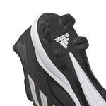Women's Adidas PureHustle 3 Moulded Cleats - BLACK/WHITE