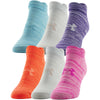 Women's Adidas Superlite II 6-Pack Socks - 652 - REBEL PINK