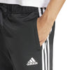 Women's Adidas Taper Tricot Pant - BLACK/WHITE