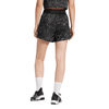 Women's Adidas Train Essentials Allover Print Workout Shorts - BLACK