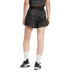 Women's Adidas Train Essentials Allover Print Workout Shorts - BLACK