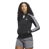Women's Adidas Tricot Track Jacket - BLACK/WHITE