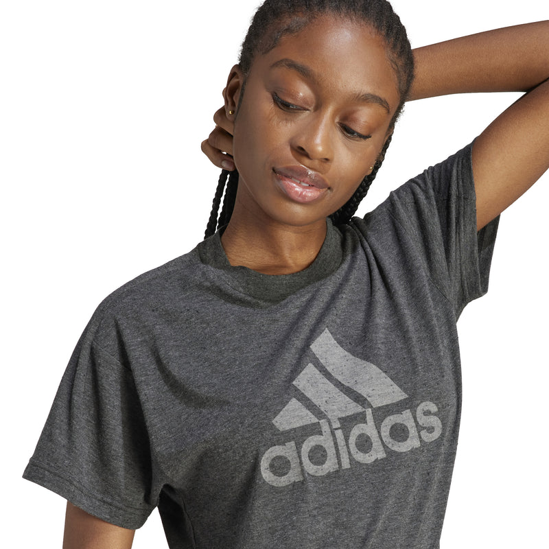 Women's Adidas Winners T-Shirt - BLACK