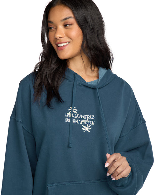 Women's Billabong Best Wishes Hoodie - NAVY