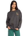 Women's Billabong Desert Break Fleece Sweatshirt - OFB-BLAC