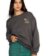 Women's Billabong Desert Break Fleece Sweatshirt - OFB-BLAC