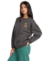 Women's Billabong Desert Break Fleece Sweatshirt - OFB-BLAC