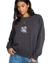 Women's Billabong Echo Fleece Sweatshirt - BSD-BLAC