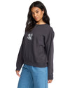 Women's Billabong Echo Fleece Sweatshirt - BSD-BLAC