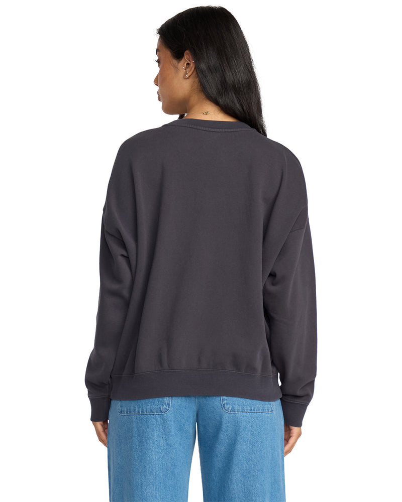 Women's Billabong Echo Fleece Sweatshirt - BSD-BLAC