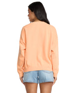Women's Billabong Echo Fleece Sweatshirt - SUN - SUNSET