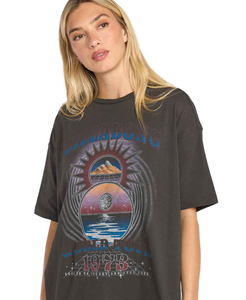Women's Billabong Focus Tour T-Shirt - OFB-BLAC